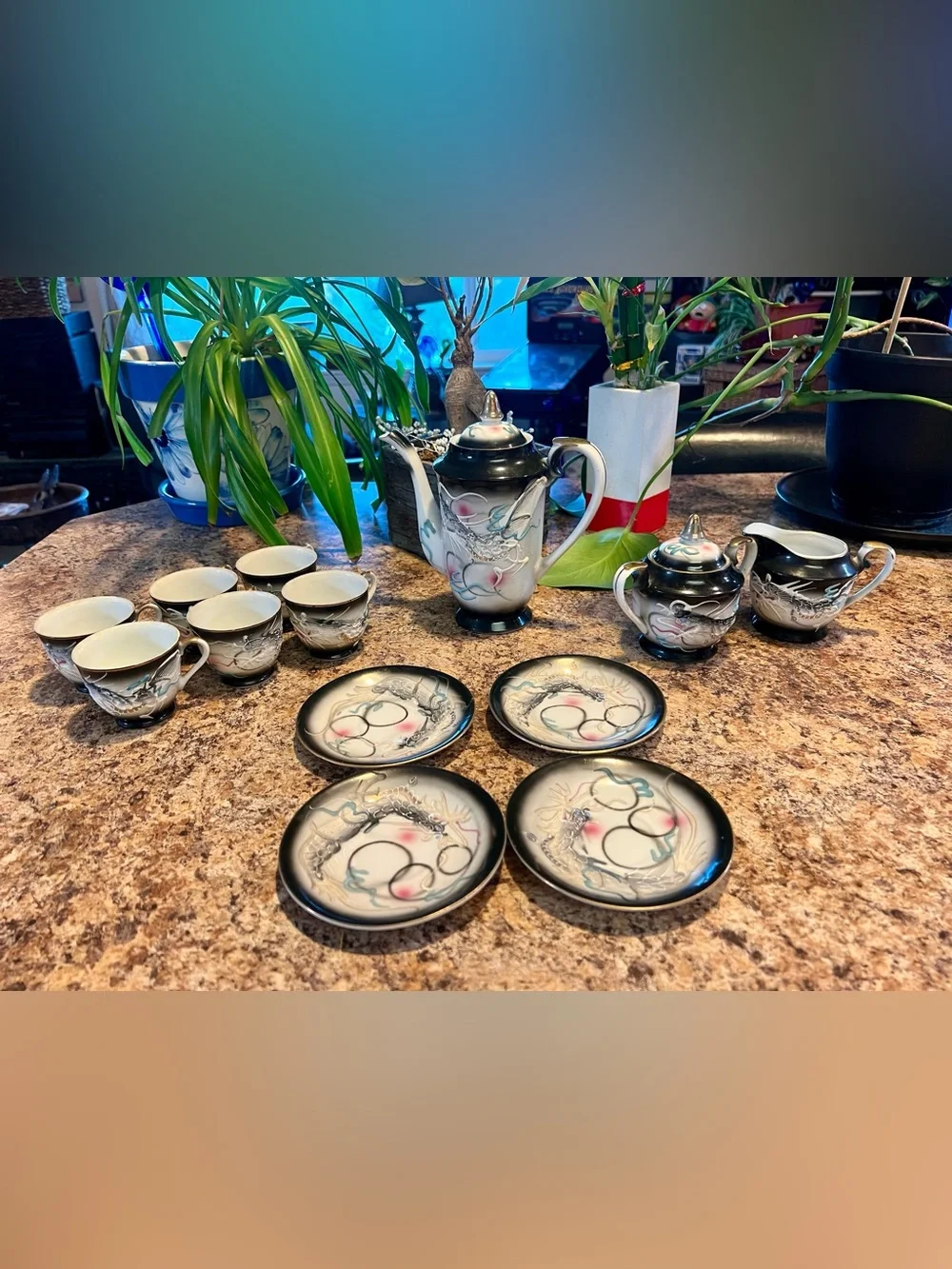 Vintage Japanese Dragonware,